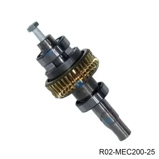 [R02-MEC200-25] Flecha completa para Transmision del MEC-200..(flecha, corona, Baleros, cuña etc.)