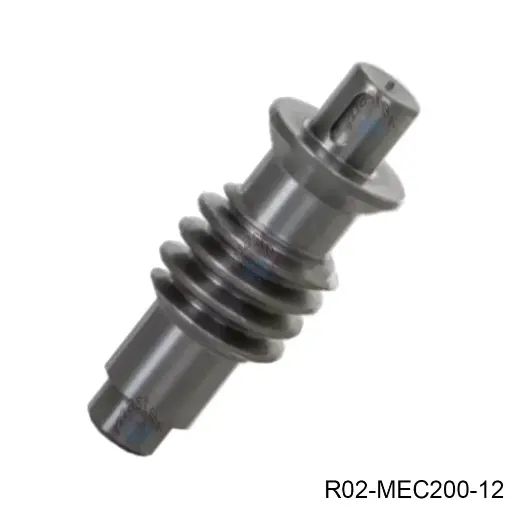 [R02-MEC200-12] Flecha sin fin de la transmision del MEC-200..(con su cuña 6x6x15 y rondana)