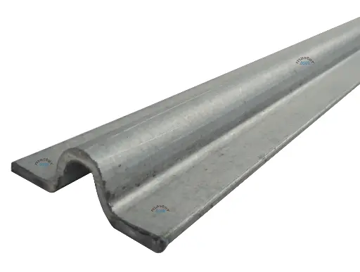 [21-LUX-01] Guia inferior Omega "U" 16mm x 3 mts. Lux