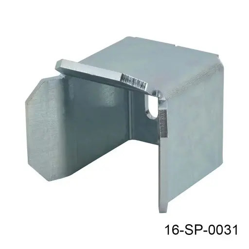 [16-SP-0031] Guia superior/Inferior, para hoja corrediza, 60mm interior, 65mm fondo, gruesor 4mm con ranuras para ajustarse. A-468.50