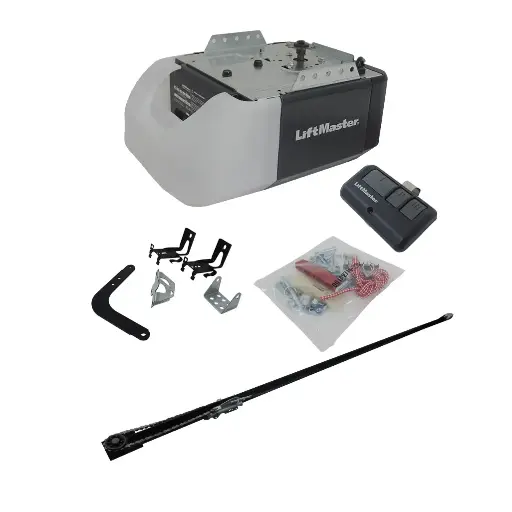 [K01-TLM-102] Kit 8165W Operador, caja de accesorio y Riel T. Wifi Integrado en la Tarjeta para su apertura/cierre por medio de un celular, con 2 control