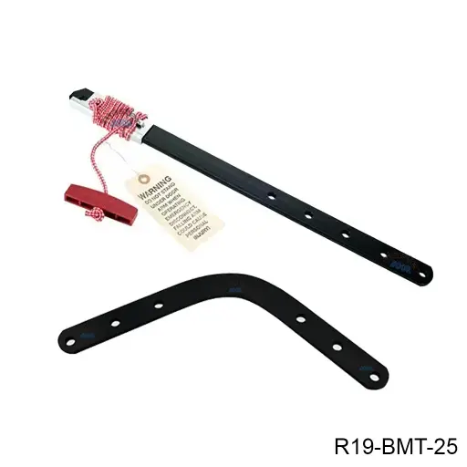 [R19-BMT-25] Kit Brazo Recto y curvo, con soporte, para BMT/T/GT