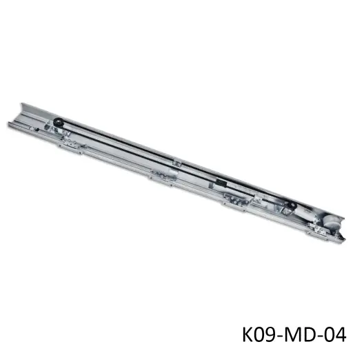 [K09-MD-04] Kit Cabezal Asiático MD-SPACE, SP-280 para 6.0m, para 2-Hojas, Dif. Perfil de 15cm x 11cm y Cubierta de 17.6cm