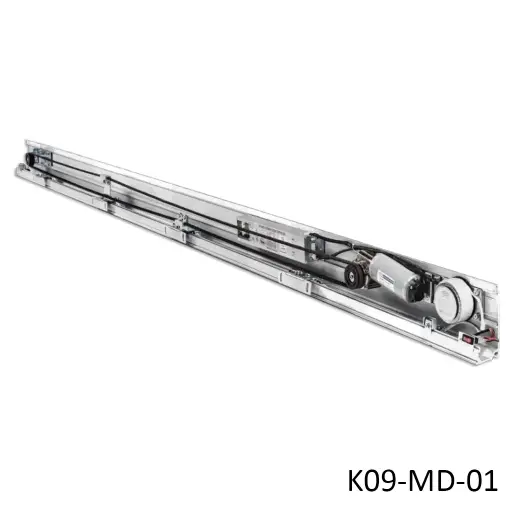 [K09-MD-01] Kit Cabezal Asiático MD-SPACE, SP-SL280 para 4.4m, para 2-Hojas, Dif. Perfil de 7cm x 14.3cm y Cubierta de 10.6cm