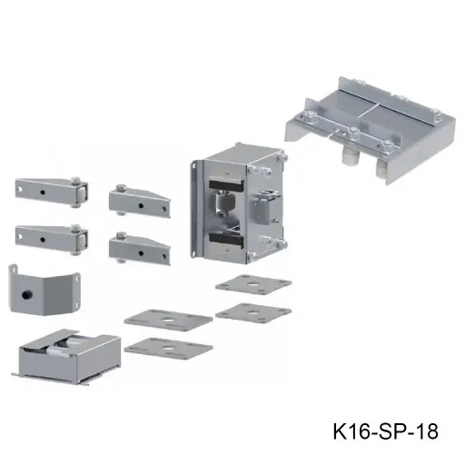 [K16-SP-18] Kit Cantilever GUARDIAN Mod. S-150 para hoja de 6.0m hasta 12.0m, peso máximo 1000kg. Sistema Autoportante, la hoja va en el aire.