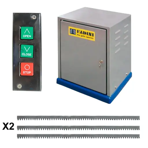 [K02-FD-11] Kit Cremallera FIBO-400 3.0 hp 220V, 3F. Cap. de Arrastre 4000K. Incluye: 12m de cremallera, para hacer 6m doble y Botonera PBS