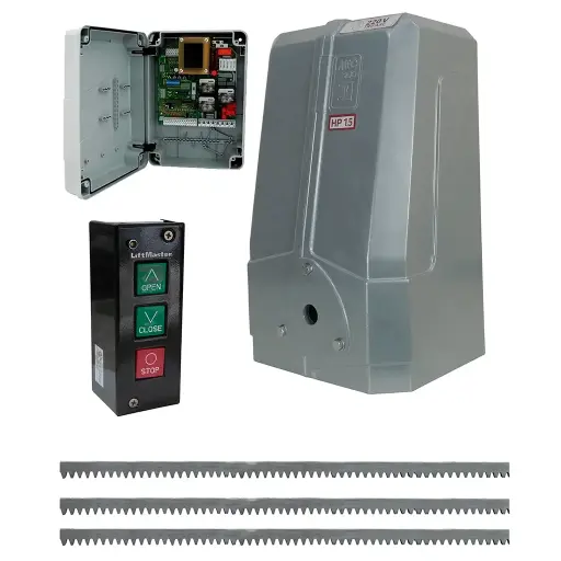 [K02-FD-07] Kit Cremallera MEC-200 1.5Hp 220V, 3F. Cap. de Arrastre 2000K. Incluye: 6m de cremallera y Botonera