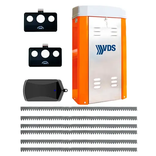 [K02-VDS-06] Kit Cremallera TOM, 4000kg, 220V, 3F, Incluye 6.0m cremallera, Receptor y 2 Controles MD