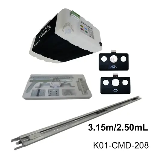 [K01-CMD-208] Kit MD-1000 PLUS con Riel C para Banda de 3.15 / 2.50 mto. apertura, con opción Wifi, mediante una usb No incluida.