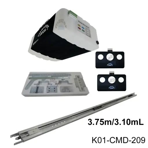 [K01-CMD-209] Kit MD-1000 PLUS con Riel C para Banda de 3.75 / 3.10 mto. apertura, con opción Wifi, mediante una usb No incluida.