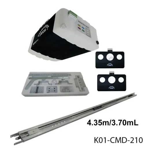 [K01-CMD-210] Kit MD-1000 PLUS con Riel C para Banda de 4.35 / 3.70 mto. apertura, con opción Wifi, mediante una usb No incluida.