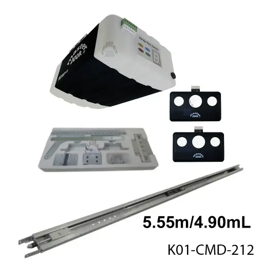 [K01-CMD-212] Kit MD-1000 PLUS con Riel C para Banda de 5.55 / 4.90 mto. apertura, con opción Wifi, mediante una usb No incluida.