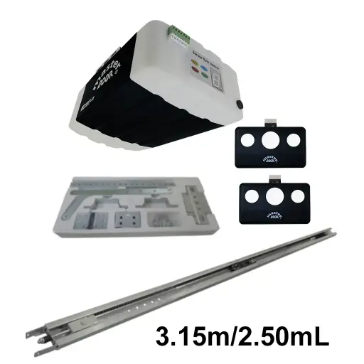 [K01-CMD-201] Kit MD-1000 PLUS con Riel C para Cadena de 3.15 / 2.50 mto. apertura, con opción Wifi, mediante una usb No incluida.