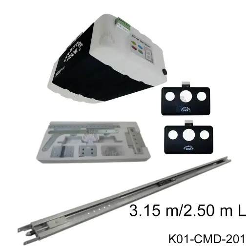 [K01-CMD-201] Kit MD-1000 PLUS con Riel C para Cadena de 3.15 / 2.50 mto. apertura, con opción Wifi, mediante una usb No incluida.
