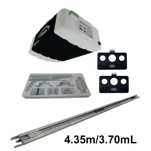 [K01-CMD-203] Kit MD-1000 PLUS con Riel C para Cadena de 4.35 / 3.70 mto. apertura, con opción Wifi, mediante una usb No incluida.