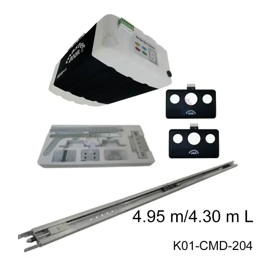 [K01-CMD-204] Kit MD-1000 PLUS con Riel C para Cadena de 4.95 / 4.30 mto. apertura, con opción Wifi, mediante una usb No incluida.