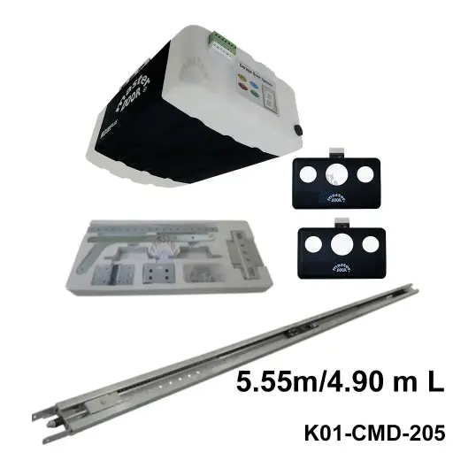[K01-CMD-205] Kit MD-1000 PLUS con Riel C para Cadena de 5.55 / 4.90 mto. apertura, con opción Wifi, mediante una usb No incluida.