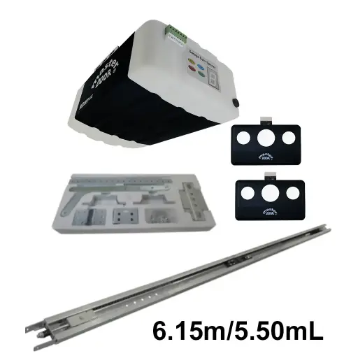 [K01-CMD-206] Kit MD-1000 PLUS con Riel C para Cadena de 6.15 / 5.50 mto. apertura, con opción Wifi, mediante una usb No incluida.