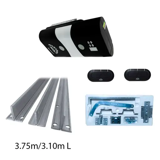 [K01-CMD-366] Kit MD-ADVANCED con Riel T para Cadena, de 3.75 / 3.10 mto. apertura, incluye Bateria de Respaldo