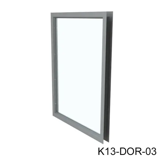 [K13-DOR-03] Kit Mirilla de 60cm x 80cm, Incluye Marco Metalico y Vidrio Transparente Templado de 6mm