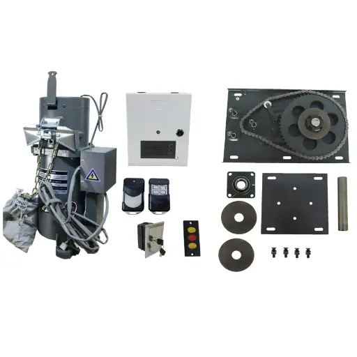 [K04-MD-18] Kit Op. Cortina Lateral RD-2000 220V, 3F, para 2000K, 60Hz, requiere Tubo 8"Ø, con Base y Botonera. QI