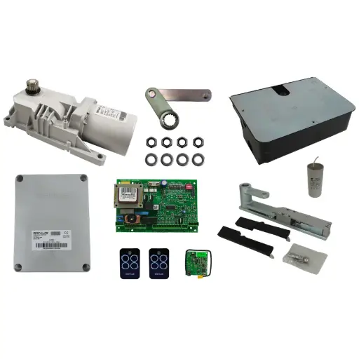 [K03-GE-09] Kit Pistones Ocultos ROLLER-115V, para 1-hoja, con receptor RC433 y 2 control Echo.