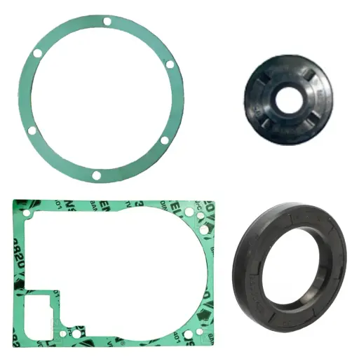 [R02-844M-06] Kit de empaques para 844ER / 844T (Reten delantero y trasero, Empaque de tapa y Empaque cuadrado)