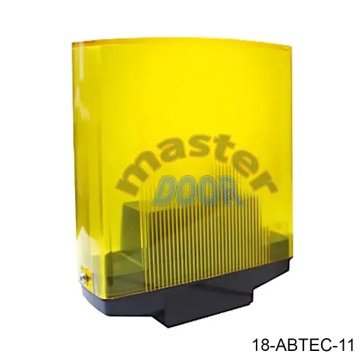 [18-ABTEC-11] Lampara Blink con lente Amarilla 12/24vdc, 24/220Vac. Luz Fija o Luz Intermitente