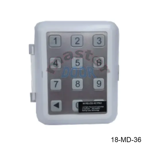 [18-MD-36] Llave digital / Teclado Inalámbrico F433, 2C, 8-Digitos, Rectangular, para Speed y otros (WK03)