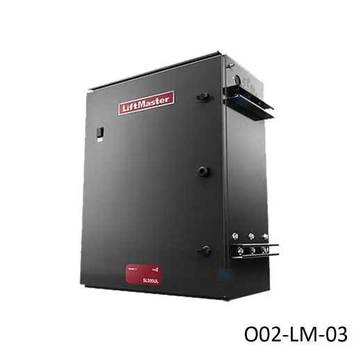 [O02-LM-03] Op. Corredizo de Cadena LM SL595203UL, 220V, Trifasico, 2Hp, Cadena 7.60m P50, Receptor S+2.0, peso max. 1136Kg en 27m