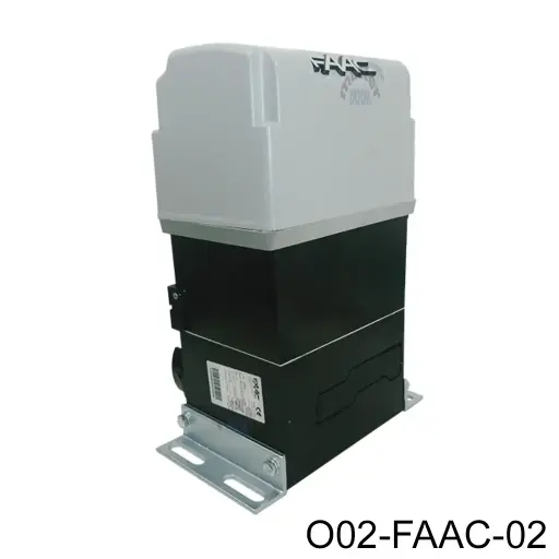 [O02-FAAC-02] Operador FAAC-844 T, 220V, 3F, capacidad de arrastre 1800kg. Incluye Tarjeta, Piñón Z-16.