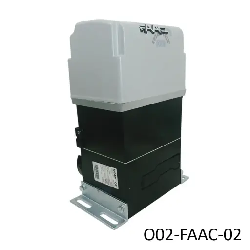[O02-FAAC-02] Operador FAAC-844 T, 220V, 3F, capacidad de arrastre 1800kg. Incluye Tarjeta, Piñón Z-16.