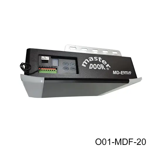 [O01-MDF-20] Operador MD-ESPEJO SIN Riel "C" para cadena y banda, CON Mitad de carro residencial