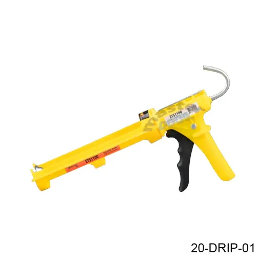 [20-DRIP-01] Pistola para silicon M-ETS1100 mango amarillo
