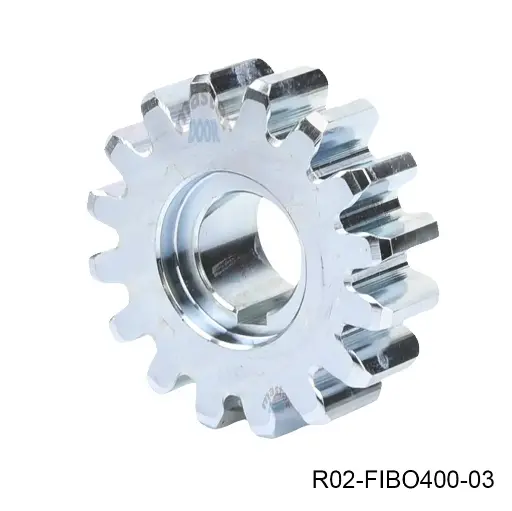[R02-FIBO400-03] Piñon de salida para Op. FIBO-400, Z-16, P6, para cremallera 30x30mm