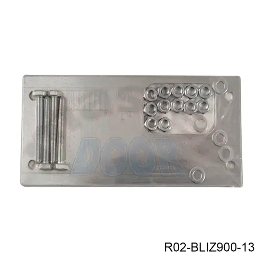 [R02-BLIZ900-13] Placa / Base con tornilleria para operador BLIZZARD 500/900