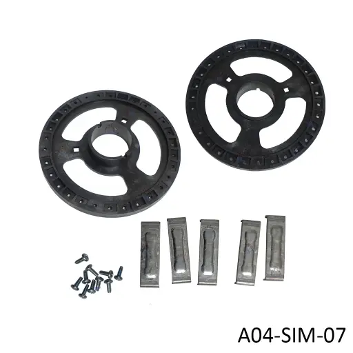 [A04-SIM-07] Polea para Resorte, para Op. Cortina Oculto. Sim