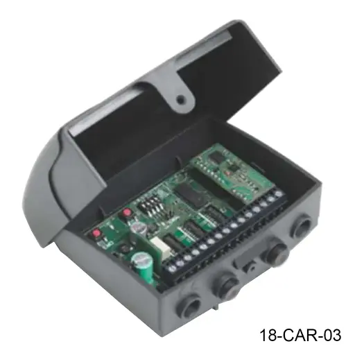 [18-CAR-03] Receptor Bidireccional Car. con Antena, 4Ch, hasta 700m de alcance