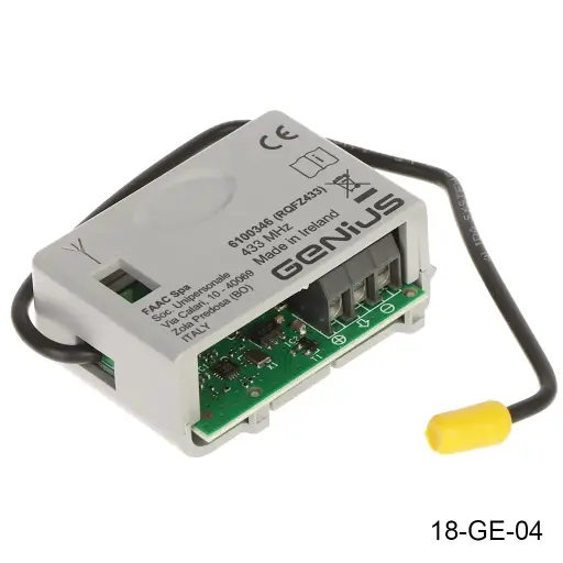 [18-GE-04] Receptor RQFZ-433, para tarjeta BRAIN-15 (Bat-24 / Roller-24)