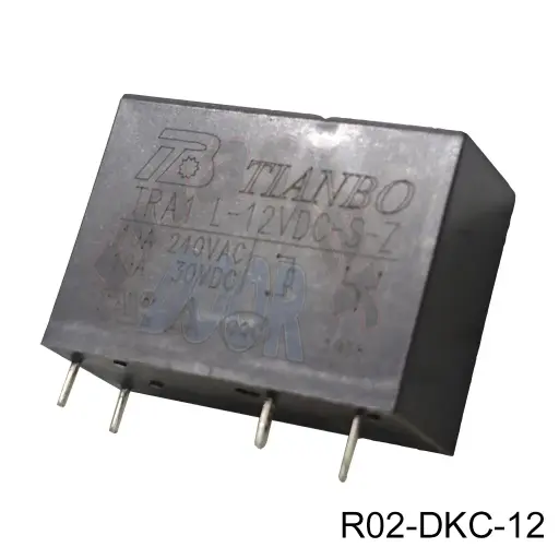 [R02-DKC-12] Relevador TR1 L12vdc-S-Z (10A,240V,30vcd) para Tarjeta Electronica de Op. DKC400/SG610/SG1210