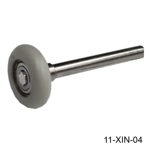 [11-XIN-04] Rodaja Embalerada de 2", con zinc, zanco corto de 4". Balero Sellado para mas peso y ciclos