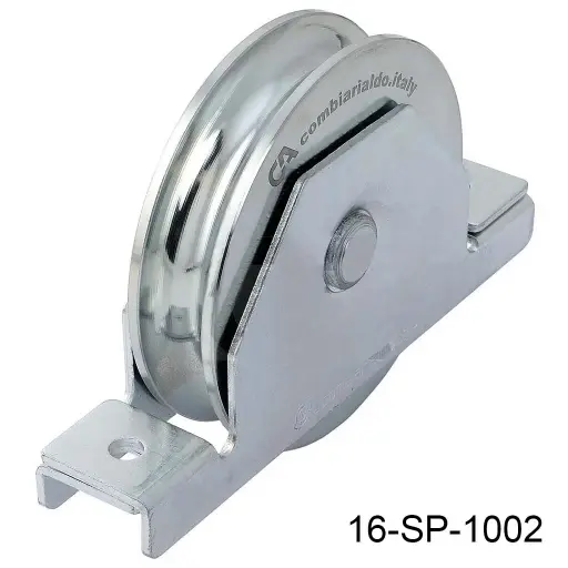 [16-SP-1002] Rueda con base para 180kg "U" 90mm Europea