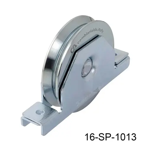 [16-SP-1013] Rueda con base para 180kg  "V"   90mm Europea