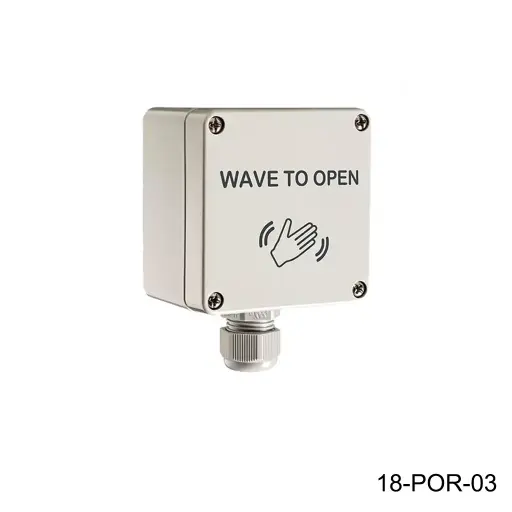 [18-POR-03] Sensor de Proximidad sin Contacto Mod. Magic Switch IP65, (contra agua y polvo, para motivos de higiene).