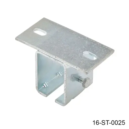 [16-ST-0025] Soporte "T" para sujetar Riel Superior Chico, se sujeta hacia al Techo / Cielo.