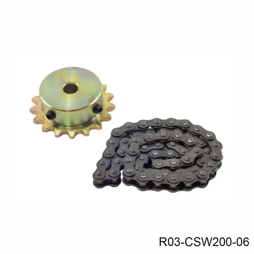 [R03-CSW200-06] Sprocket y Cadena para Flecha / Eje de salida del Op. CSW200101UL (K77-37635)
