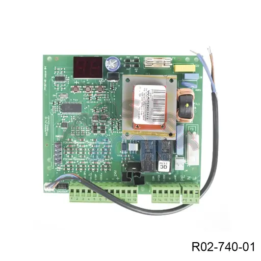[R02-740-01] Tarjeta Electronica JA-383/740D para Op. Blizzard 500/900, FAAC 740/741, 120V.