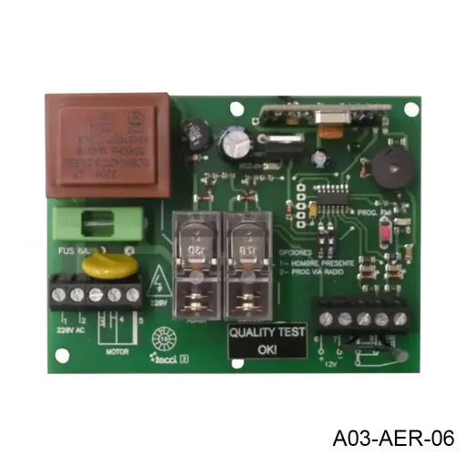 [A03-AER-06] Tarjeta Electronica Mod. CP SIMPLY 1F4 O.C CS STD para Op. Oculto. Aer
