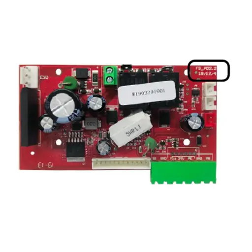 [R01-MDS-14] Tarjeta de Fuerza para Operador MDSpeed / Plus 002 con borne verde 7 entradas, (FS-PD-2.2), (MD05), compatible con tarjeta de control MD04 / MD08 / MD13 / MD14