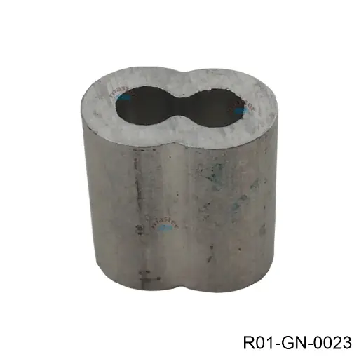 [R01-GN-0023] Terminal de aluminio doble para cable 5/32
